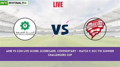 NCC vs KCC Live scores, Scorecard & H2H .